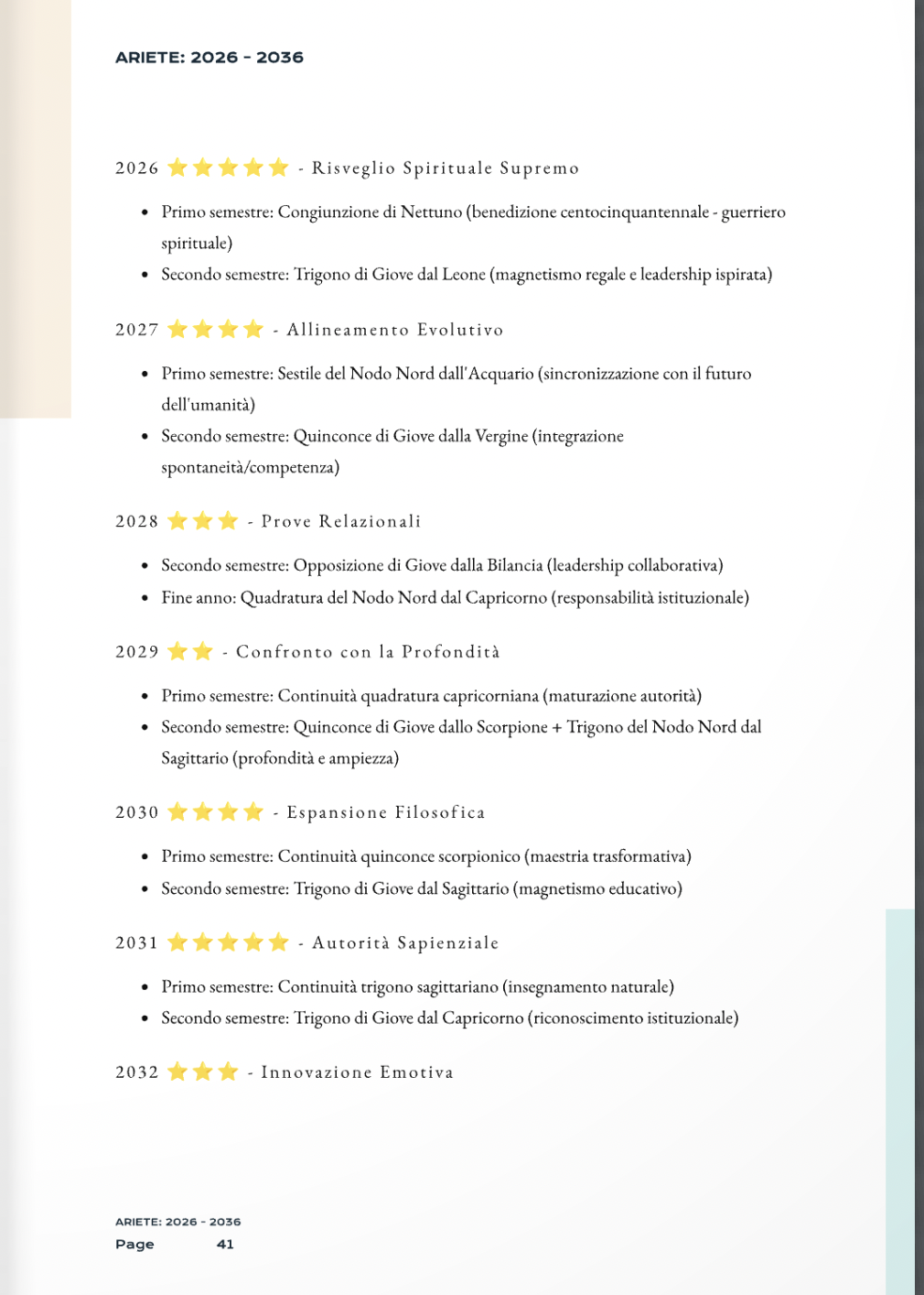 Oroscopo dettaglio 2026