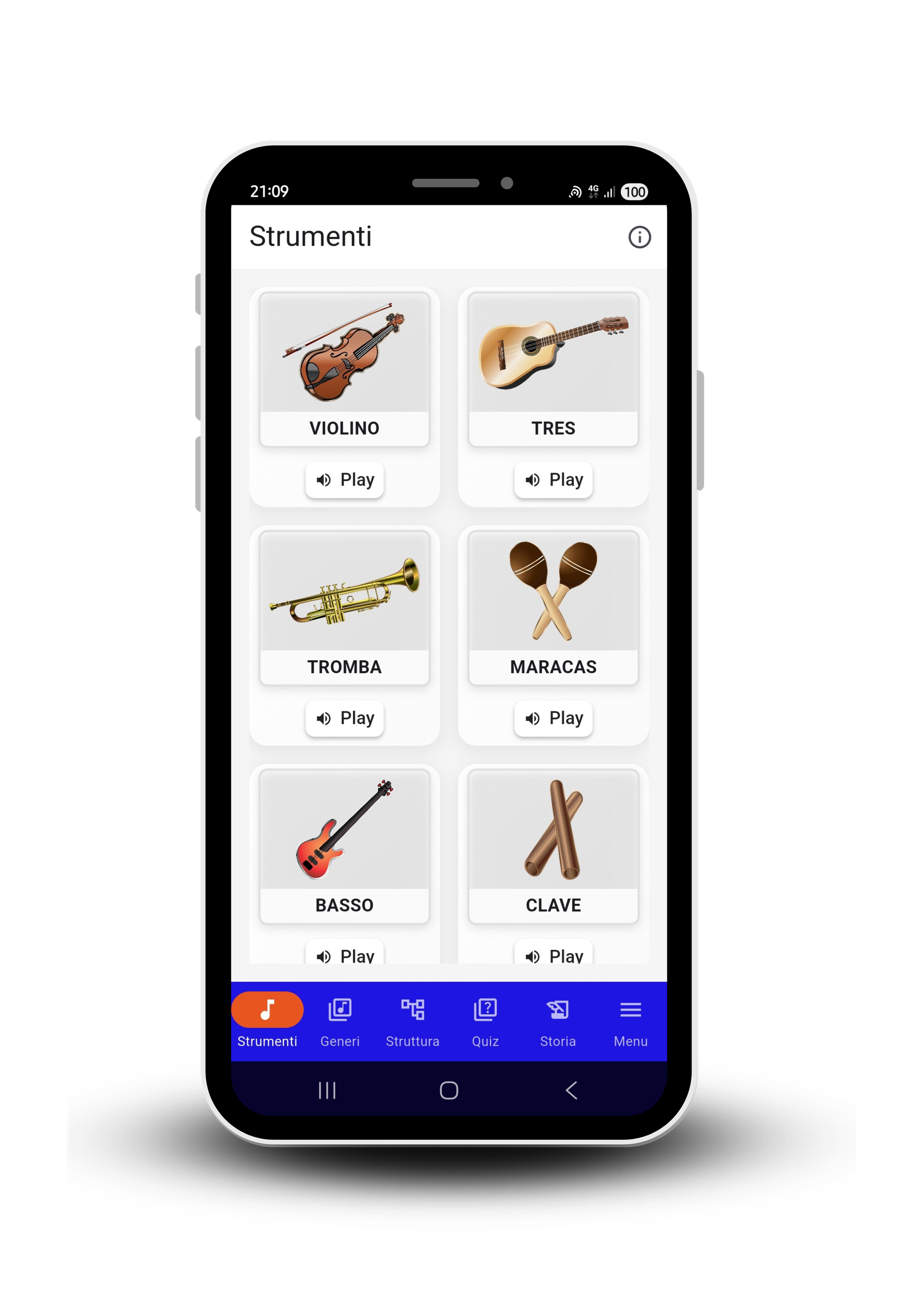 Salsa Time App 17 strumenti