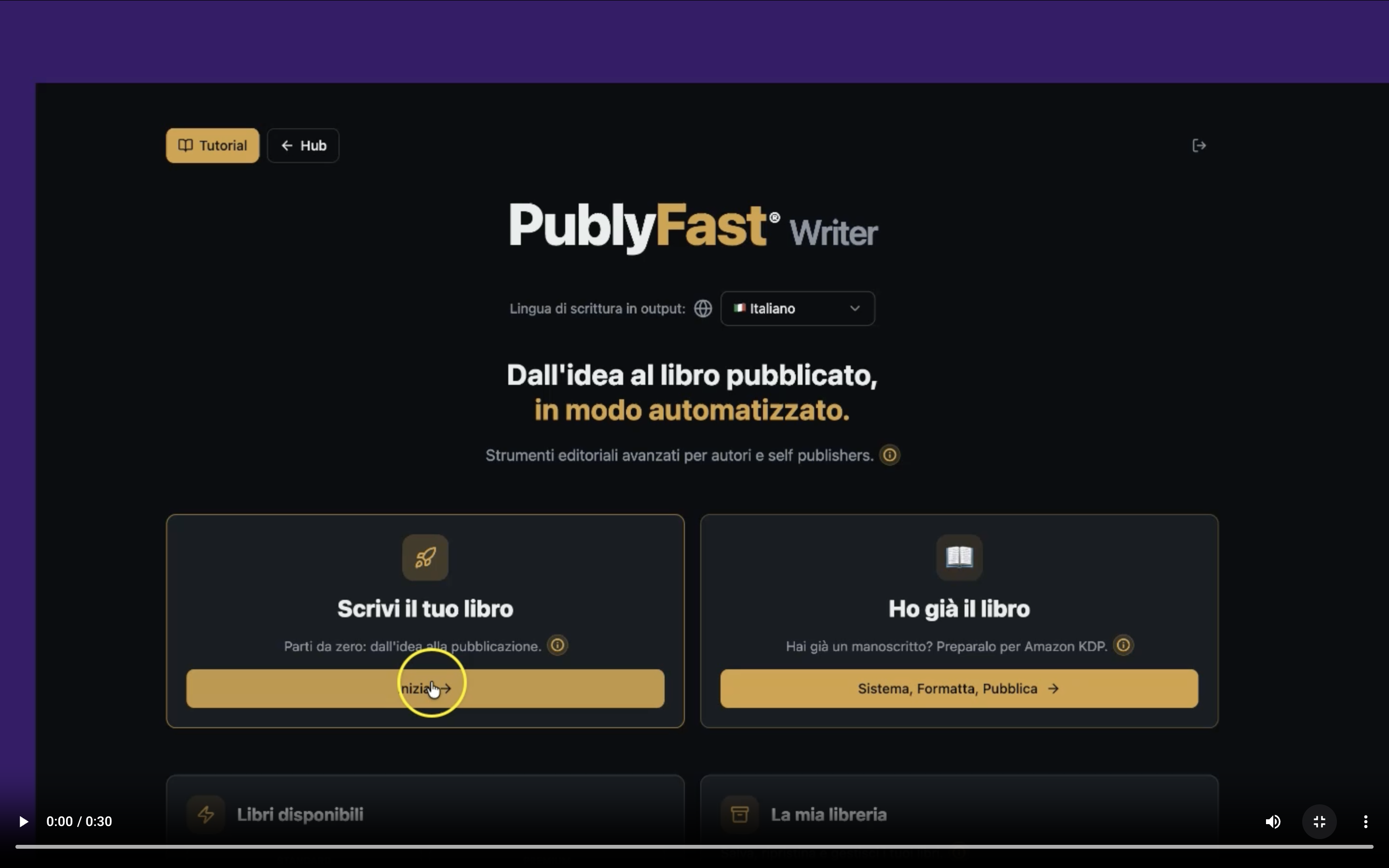 PublyFast Writer — anteprima