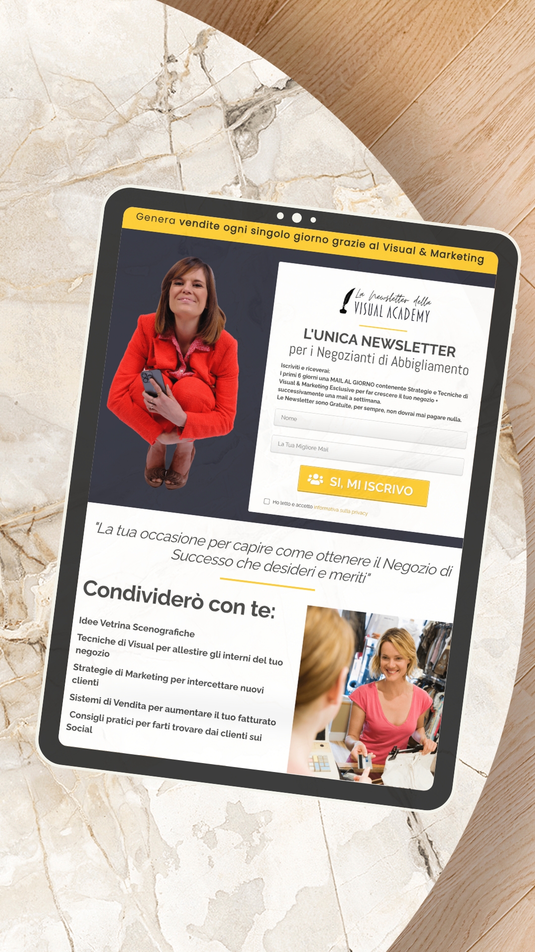 negoziante donna
